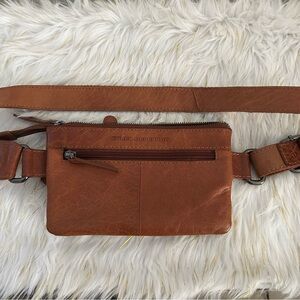Spikes and Sparrow Leather Fanny Pack Belt